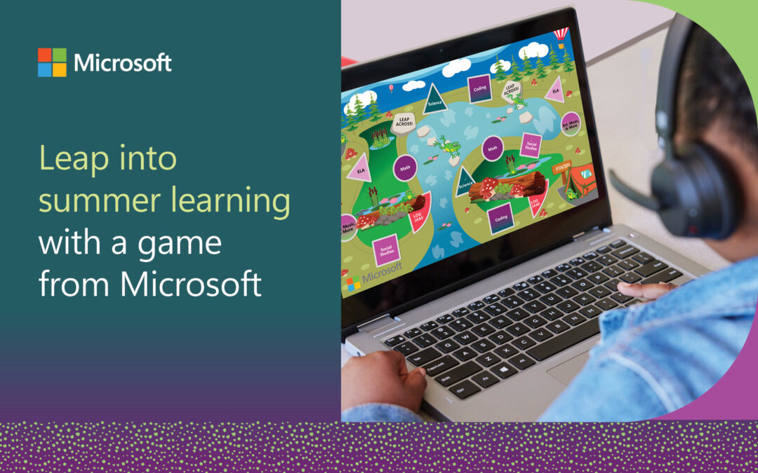 Leap into summer learning with a game from Microsoft