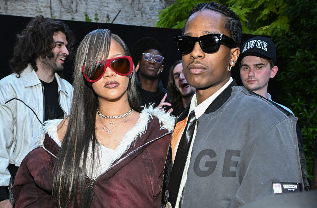 Phresh Off The Runway: Rihanna Sweetly Supports A$AP Rocky’s Paris Fashion Week Debut​