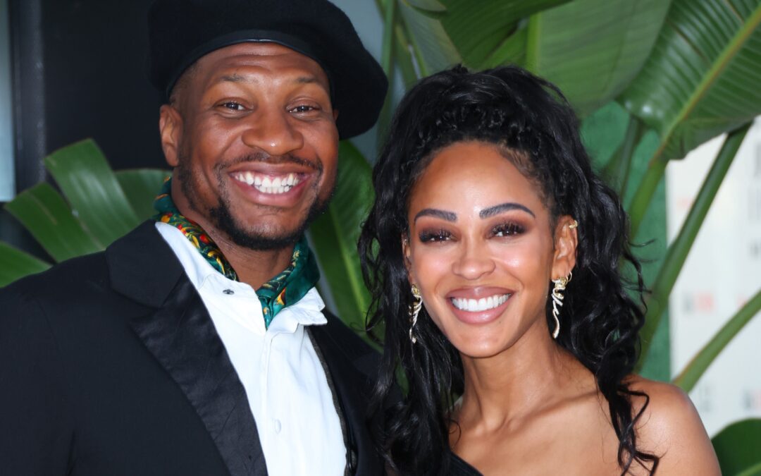 When A Kang Loves A Coretta: Meagan Good & Jonathan Majors Exchange Heart Eyes At Star-Studded ‘Toast To Black Hollywood’ Event In LA​