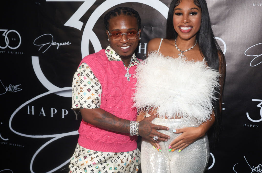 Jacquees Proposes To Deiondra Sanders Weeks Ahead Of Their Son’s Arrival; Coach Prime Absent From Baby Shower​