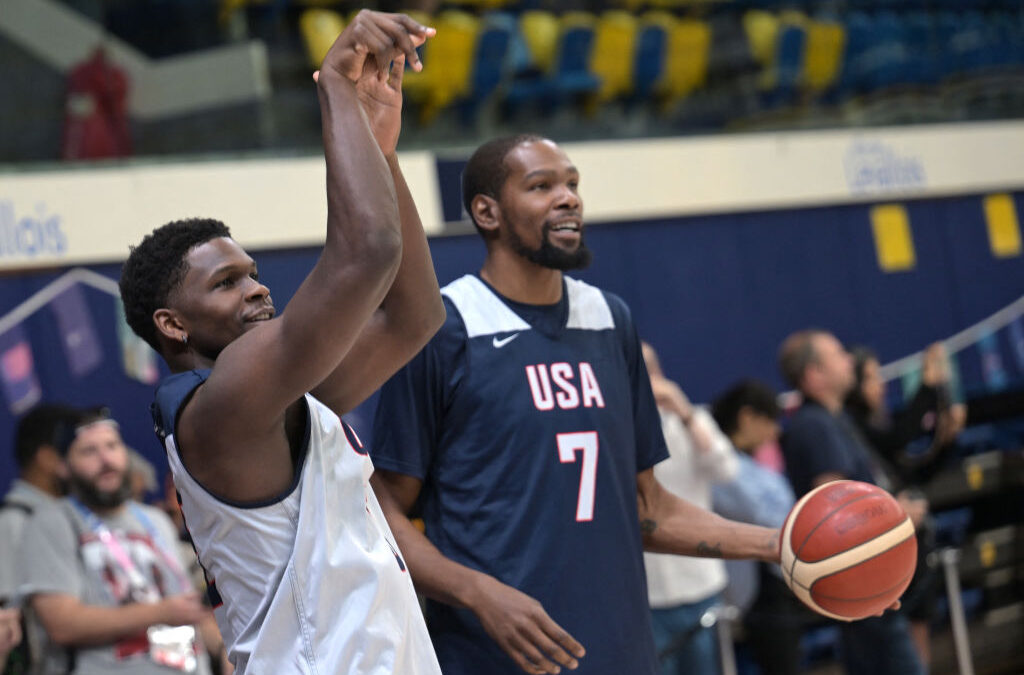 Friendly Fire: Kevin Durant Addresses Viral Photo Of Anthony Edwards Dunking On Him During Team USA Practice​