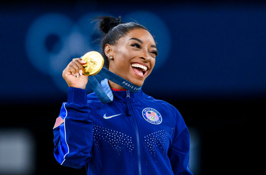 Simone Biles Claps Back At Critics About Husband Wearing Her Gold Medal After #BlackGirlMagic Comeback At 2024 Paris Olympics​