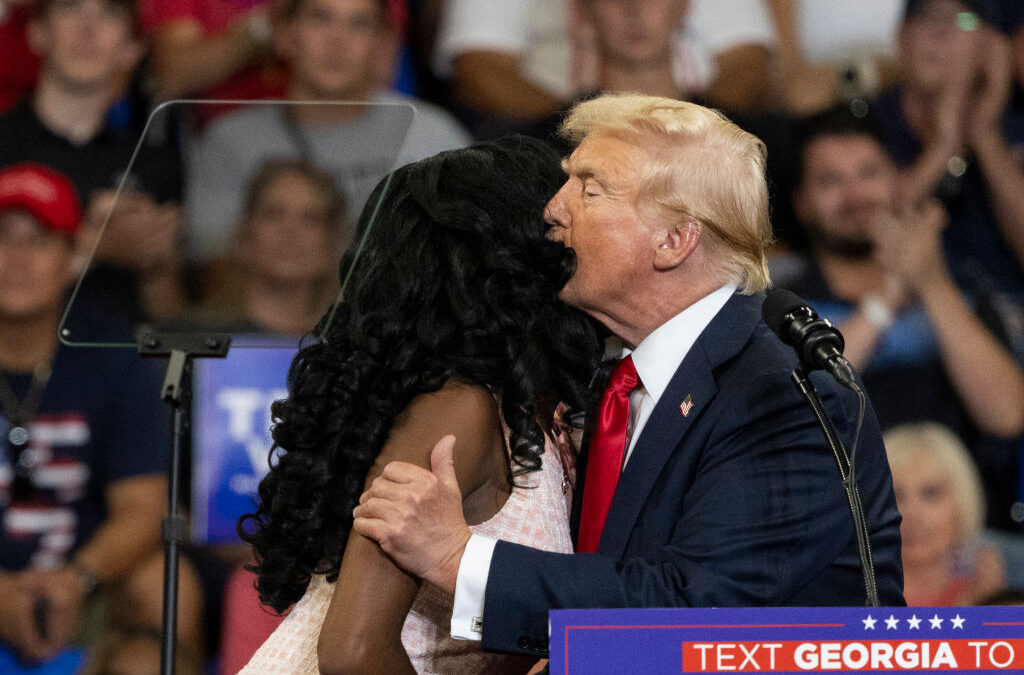 His African-American: Donald Trump Feverishly Flirts With MAGA Black Woman During Speech, ‘I’m Never Going Home To Melania’​