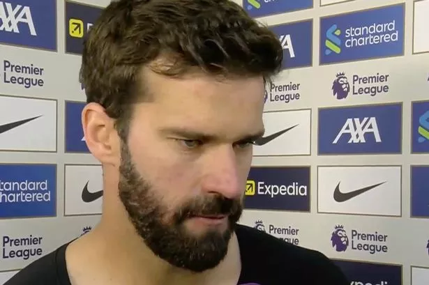 Liverpool goalkeeper Alisson can’t resist bitter swipe after Premier League record ends​