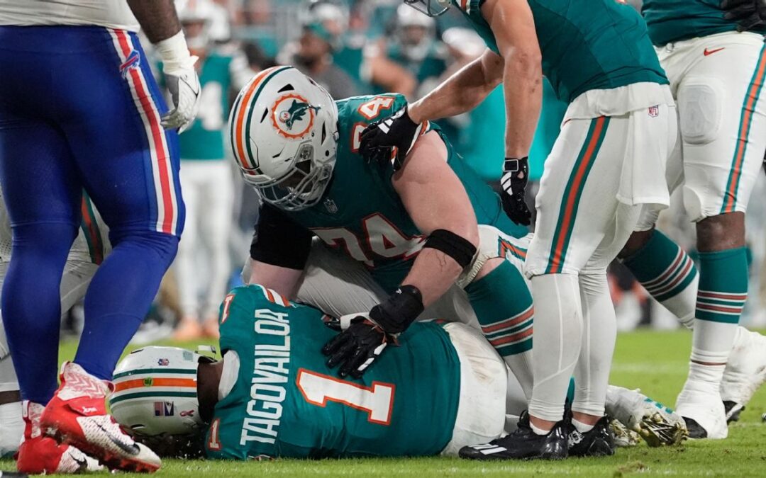 Dolphins ‘crushed’ for Tua after 3rd NFL concussion​