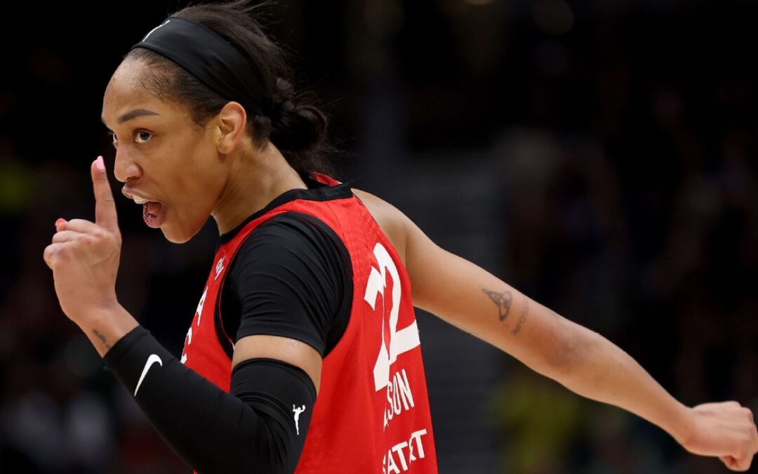 Aces’ Wilson voted WNBA’s 2nd unanimous MVP​