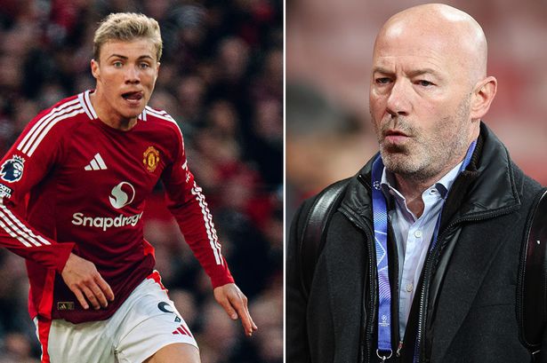 Alan Shearer makes feelings clear on Man Utd’s Rasmus Hojlund – ‘He’s not ready’​