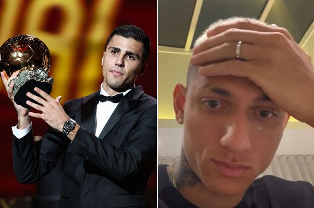 Richarlison fumes as Premier League stars make feelings clear on Rodri winning Ballon d’Or​