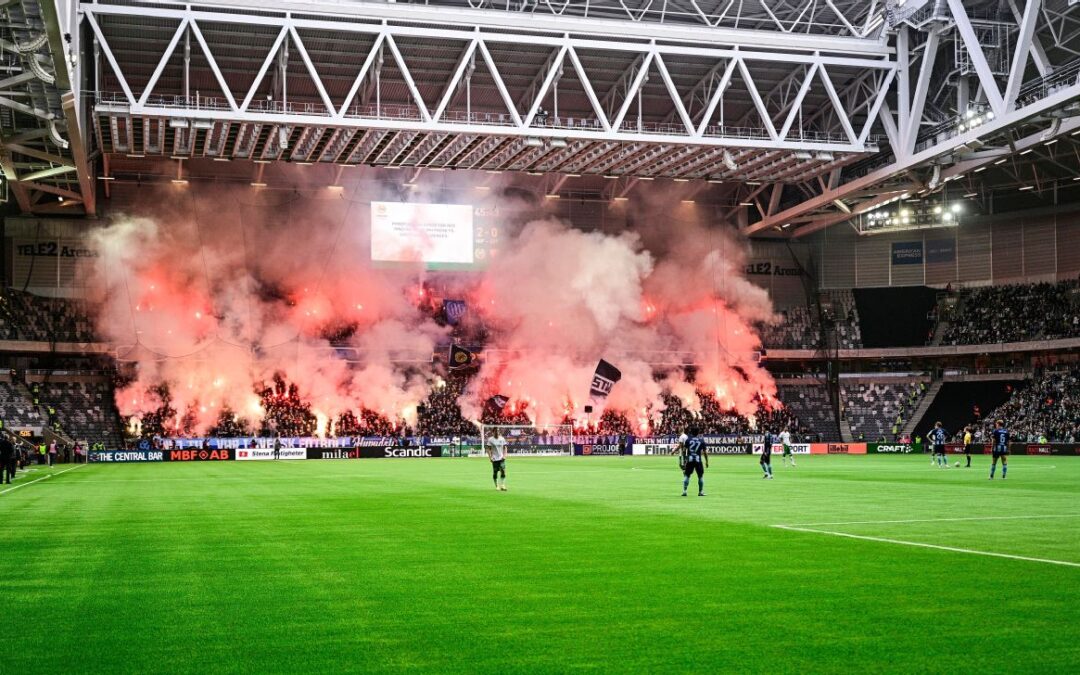 Fireworks force Swedish league derby suspension​​