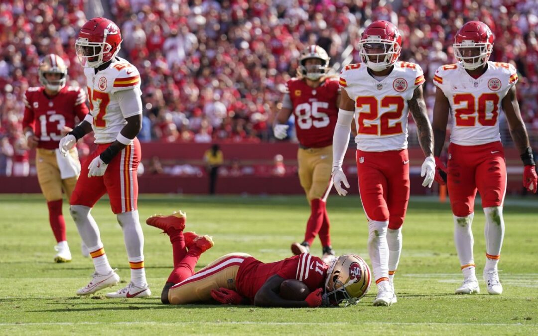 49ers fear torn ACL for WR Aiyuk, Shanahan says​