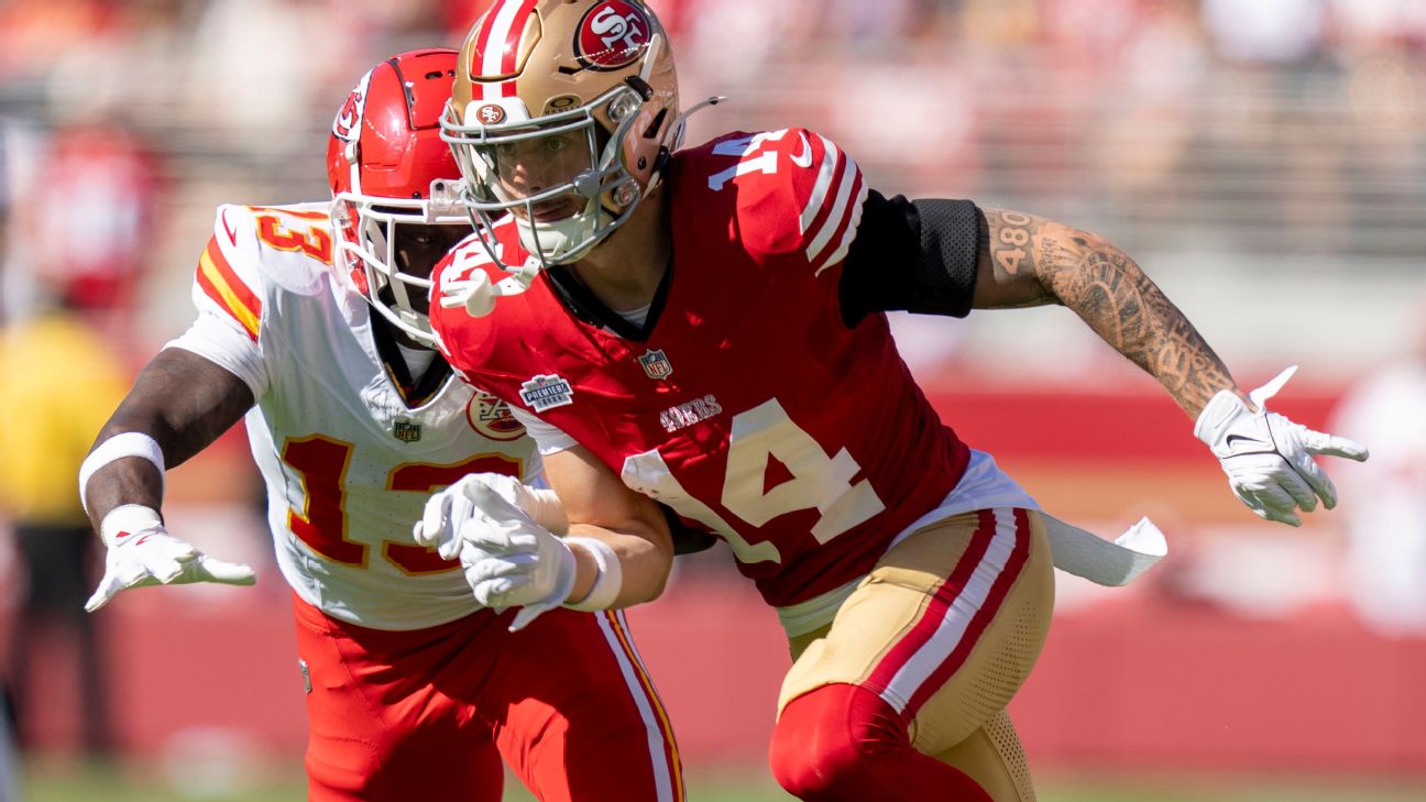 Pearsall reflects on shooting, road to 49ers debut​