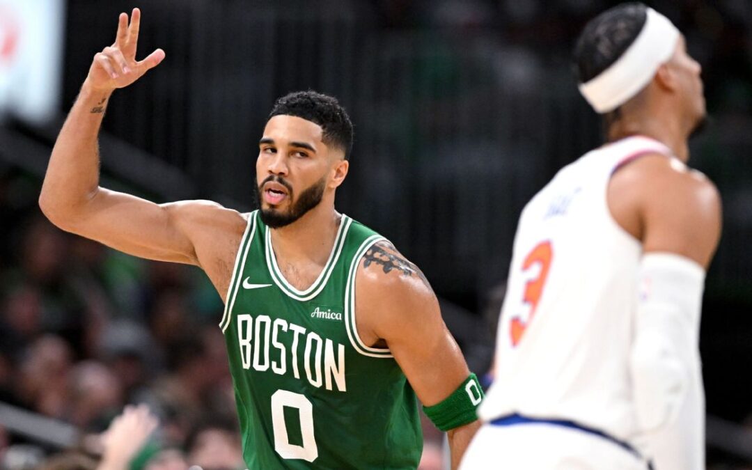 Celtics bury Knicks, tie 3-point record with 29​