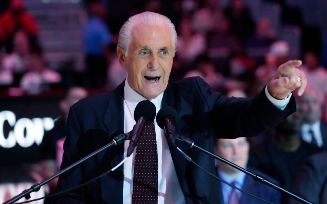 Heat dedicate home court to beloved Pat Riley​