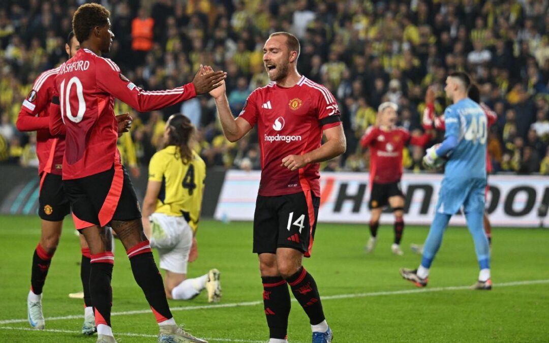 Eriksen, Onana stand out as Man United remain winless in Europa League​​