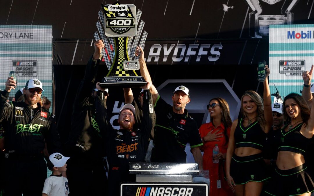 Reddick wins, giving MJ shot at NASCAR crown​