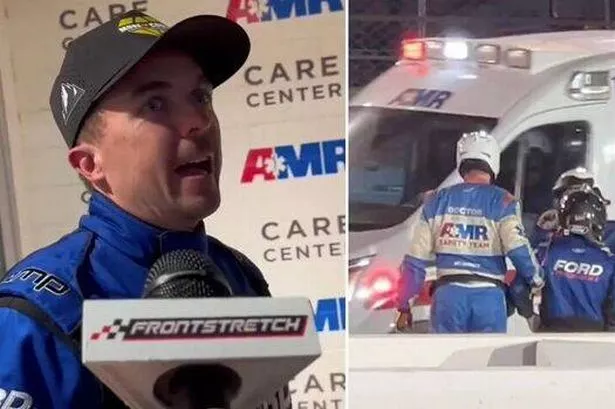 Malcolm in the Middle star Frankie Muniz hurt in terrifying NASCAR crash​