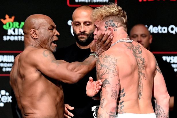 Mike Tyson slaps Jake Paul as rivalry turns nasty ahead of boxing fight​