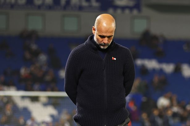 Pep Guardiola has major Man City issue to solve after fresh title setback at Brighton​