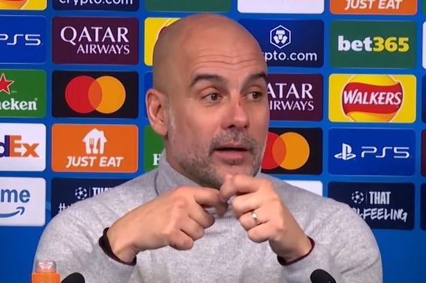 Pep Guardiola causes controversy with explanation on cuts to his face after Man City draw​