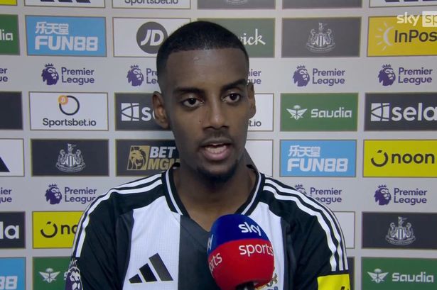 Alexander Isak responds to Arsenal transfer links amid Newcastle uncertainty​