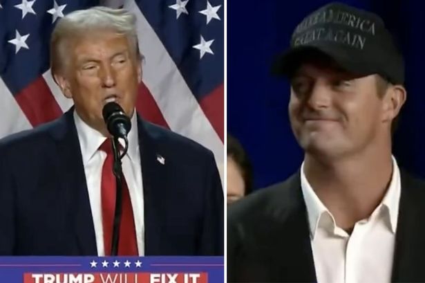 Bryson DeChambeau’s awkward late arrival at Donald Trump’s Florida victory celebration​