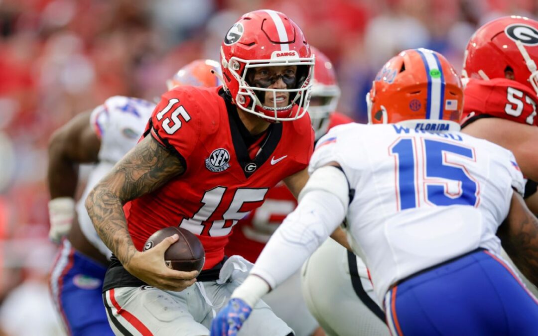 Beck’s ‘big-time’ plays offset 3 INTs as UGA rallies​