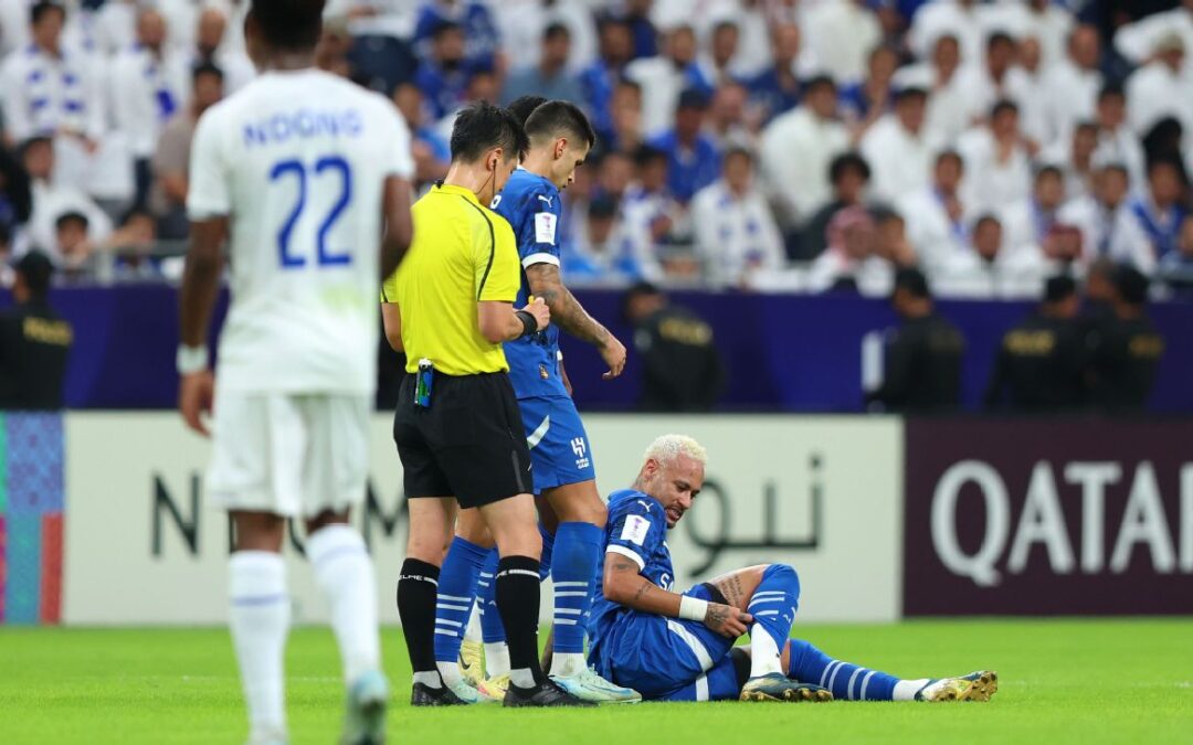 Neymar subbed off injured in second Al Hilal game​​