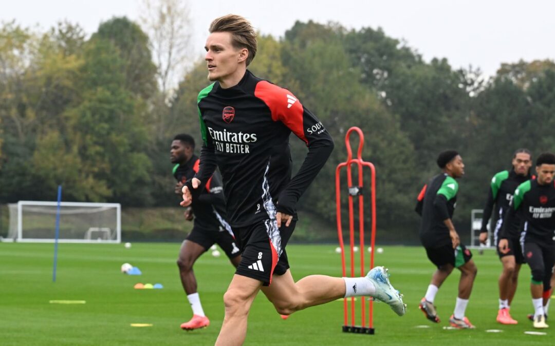 Ødegaard injury: Arsenal captain back in training​​