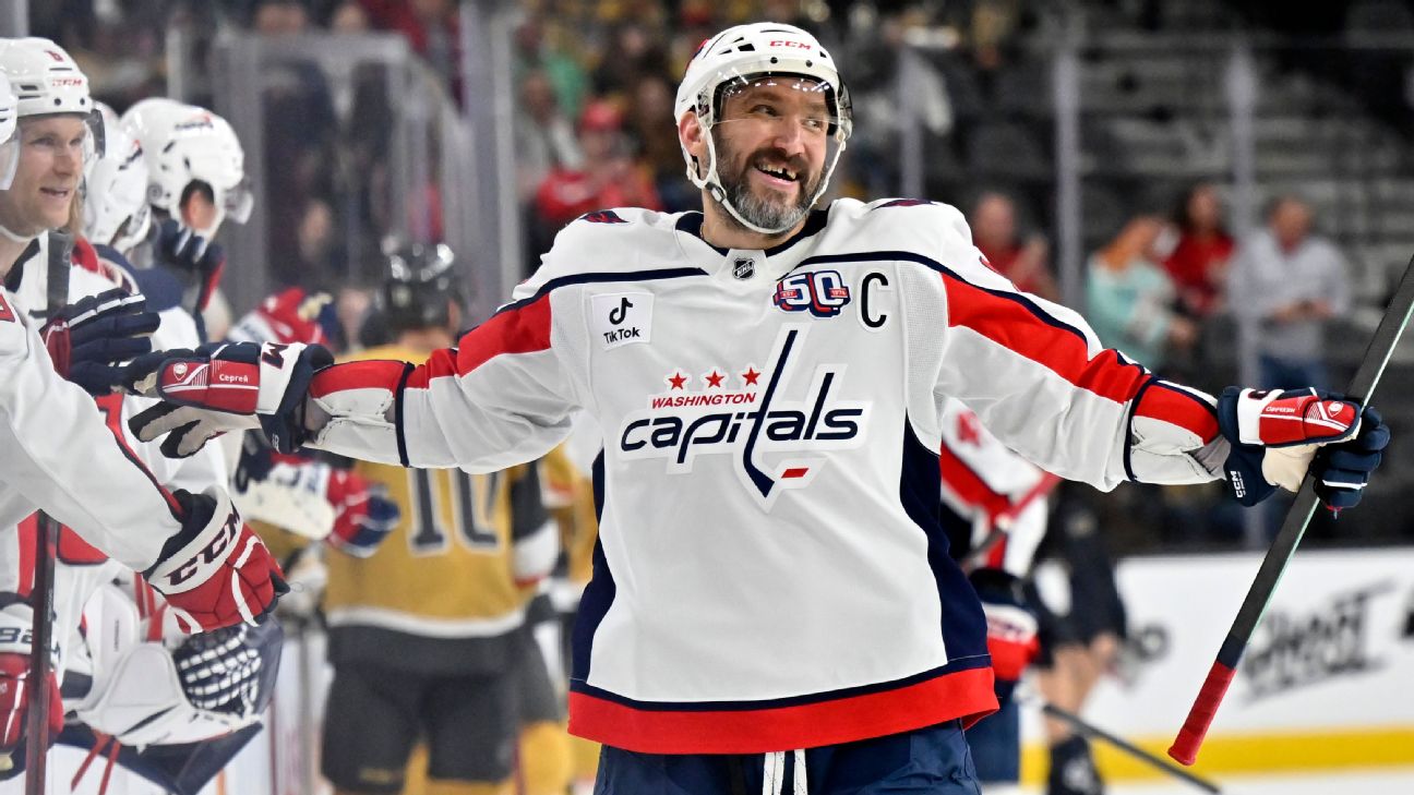 Ovechkin nets 3, now 29 away from Gretzky record​