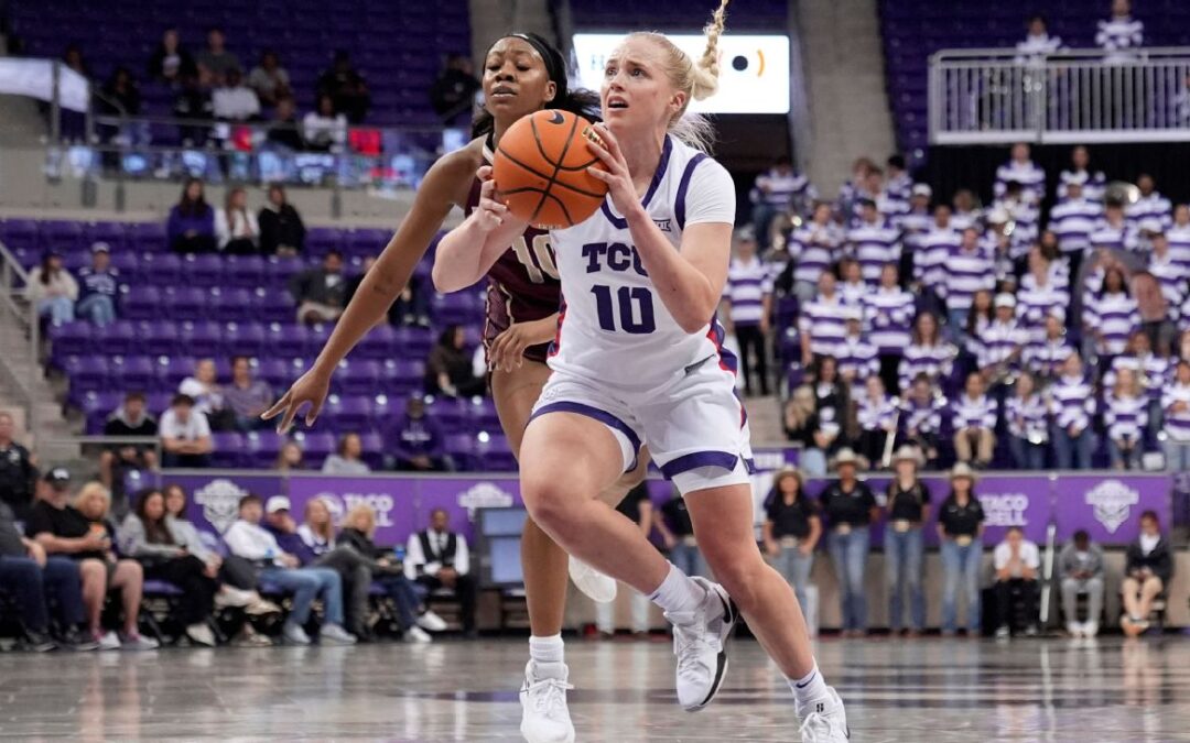 Top 12 women’s teams stay put; TCU enters at 19​