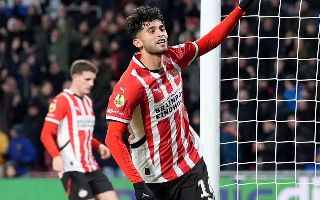 Pepi nets PSV hat trick to top Dutch scoring charts​​