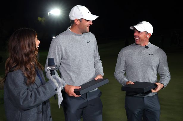 Scottie Scheffler left confused by The Showdown prize as Rory McIlroy joins celebrations​