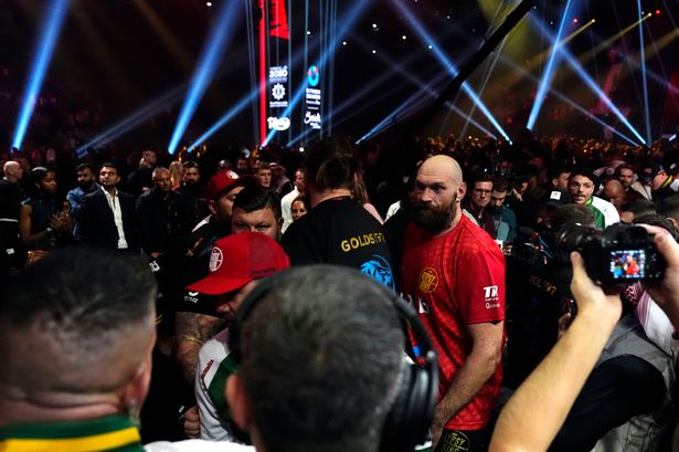 Tyson Fury storms out of ring after Oleksandr Usyk fight after seeing scorecard​