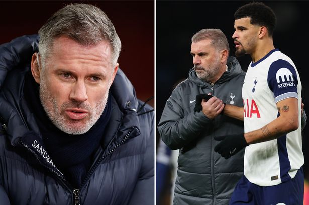 Tottenham star Dominic Solanke hits back at Jamie Carragher’s comments on Ange Postecoglou​