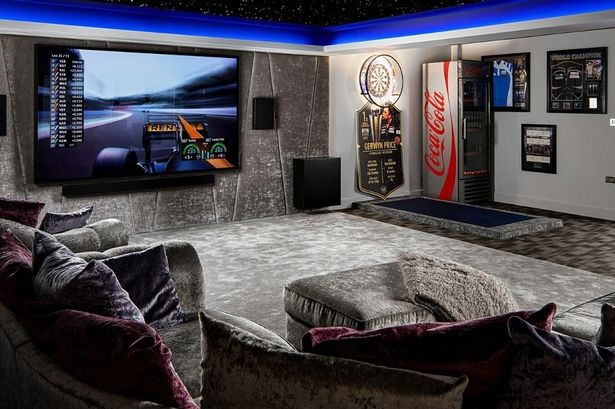 Inside Gerwyn Price’s stunning basement games room – cinema, trophy-laden bar, snooker table​